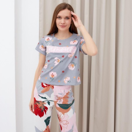 T -shirt female reproach. KAFTAN "Flowers" p. 40-42