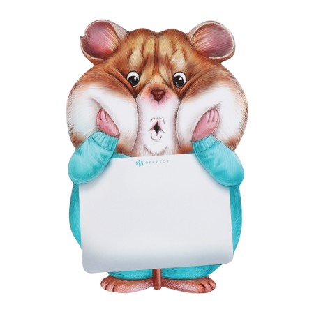 Magnetic-marker board 180 x 270 mm, phoenix "Hamster", with a marker-cutter-1