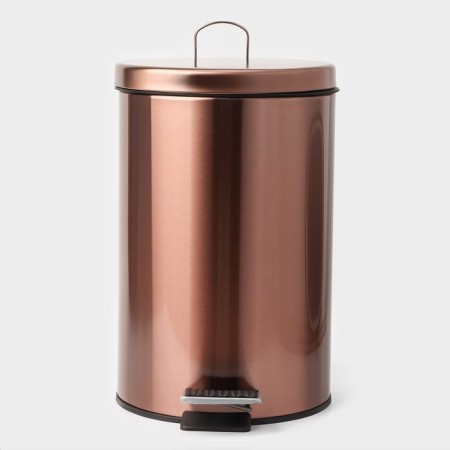 Garbage bucket with pedal Stolz Stölz, 12 l, stainless steel, bronze color-4