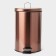 Garbage bucket with pedal Stolz Stölz, 12 l, stainless steel, bronze color