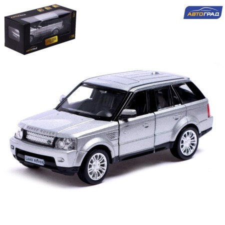 Metal machine Land Rover Range Rover Sport, 1: 32, Doors, Inertia, Gray Color Open