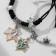 Bracelets "Demetrons" leaves, colored, l = 12.5 cm