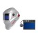 Welding mask "Parma" Argon-Profi-705, 100x53 mm, Din3/5-8/9-13, 4 sensors