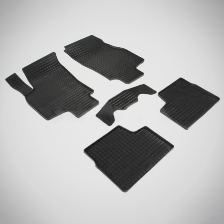 Rubber rugs ’grid’ for Opel Astra H, 2004-2015