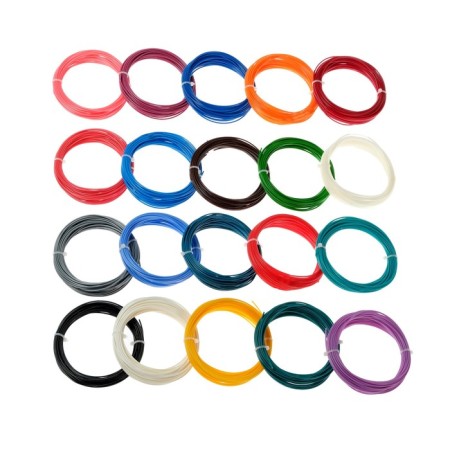 Set 3d pen with a blue display + ABS ABS 20 colors, 10 meters-3