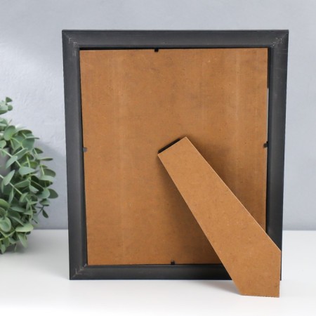 Photo frame plastic 20x25 cm "Rectangles by hand" White with black 28.5x23.5 cm-3