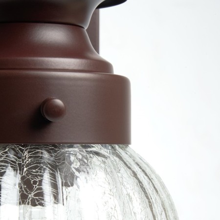 Garden-park lamp Feron PL540, IP44, E27, 60 W, 150x240x400 mm, brown color-1
