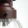 Garden-park lamp Feron PL540, IP44, E27, 60 W, 150x240x400 mm, brown color