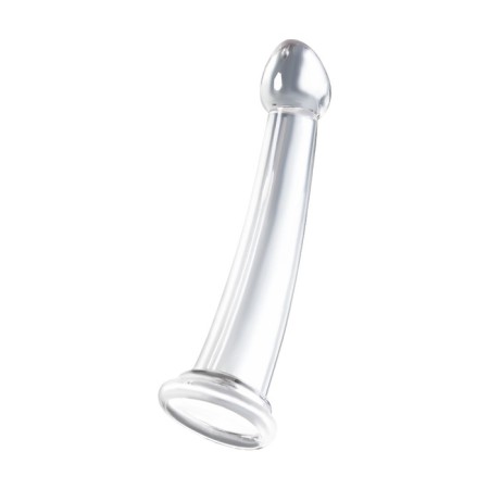 Unrealistic phallimitator Jelly Dildo Xl Toyfa Basic, TPE, transparent, 22 cm-3
