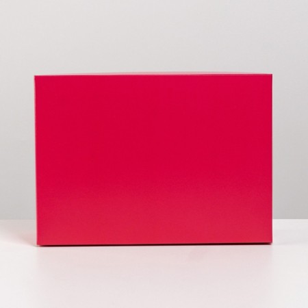 Gift folding box, packaging, Fuchsia, 21 x 15 x 7 cm-1