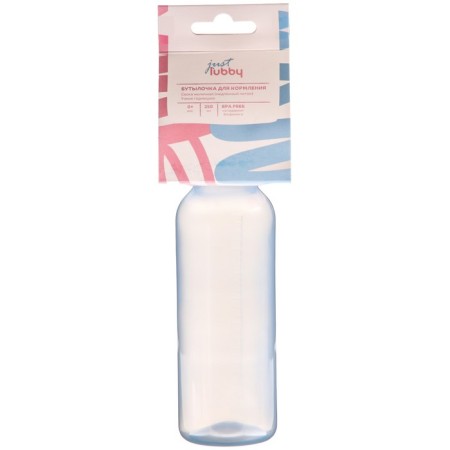 JUST LUBBY feeding bottle, classic throat, 0 months, 250 ml., MIX color-6