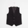 School vest for a boy, black color, height 122 cm