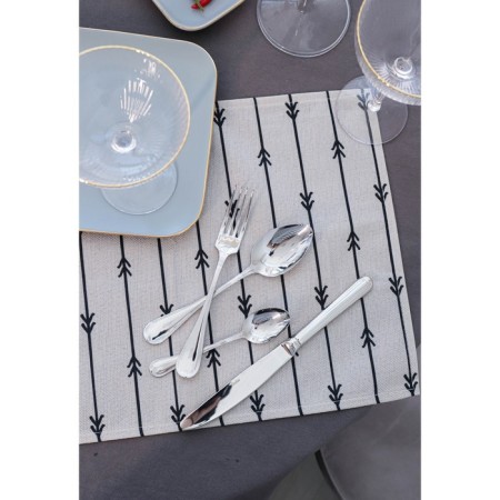 Dining room "Middleton", length 19 cm, thickness 3 mm, silver color-7