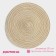 Serving napkin on the table "Duo", d = 30 cm, beige color