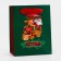 New Year. Package New Year's laminated "steam locomotive", luxury, 11.5 x 14.5 x 6.5 cm.