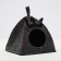 Game house for rodents "Mouse King", Gray, 15 x 15 x 16 cm