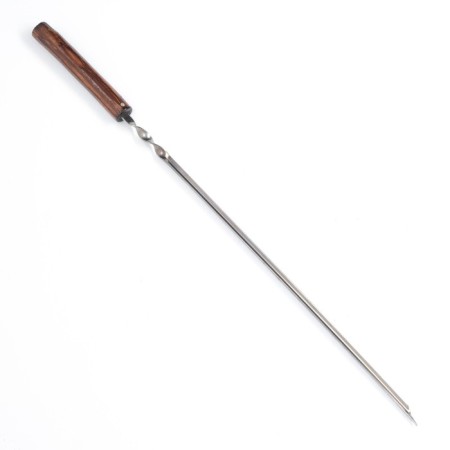 Shampoo corner, with a wooden handle "eco" working part - 50 cm, 73 x 1.2 cm, steel - 2 mm,