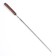 Shampoo corner, with a wooden handle "eco" working part - 50 cm, 73 x 1.2 cm, steel - 2 mm,