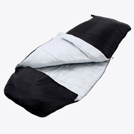 Tourist sleeping bag, black color-2
