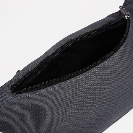Lightning waist bag, external pocket, gray color-4