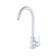 Fashun A54001-8 kitchen mixer, single-leaf, 35 mm cartridge, stainless steel, white