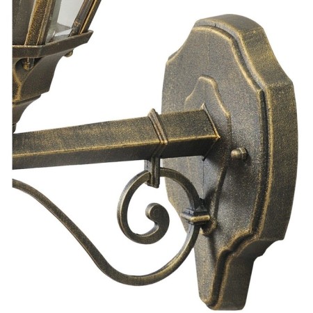 Fabur lamp, 95W E27, black color, gold, IP44-1
