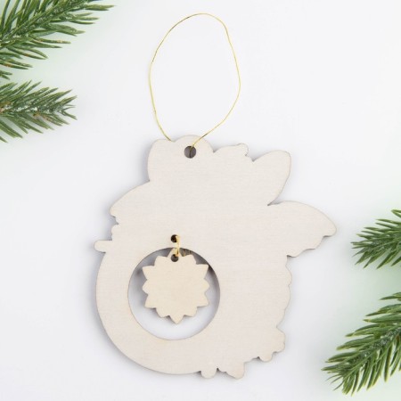 Suspension on the Christmas tree "Dragneis", 8.9 x 9.1 cm-2