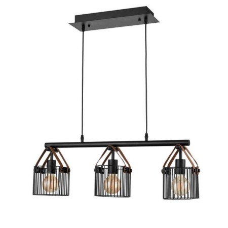 Drago lamp, 3x60W E27, black color