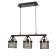Drago lamp, 3x60W E27, black color