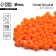 Pompons for creativity and decor "Orange", 55 grams
