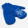 Female mittens, blue color, size 18