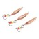 Vertical spin "Yaman" bug with a tee, size 25 mm, 1.5 g, color copper