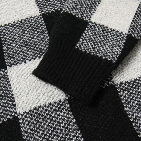 Women's sweater, black color, size 44-48-3