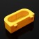 Bird feeder internal matte 14.3 x 7.2 x 4.8 cm, yellow