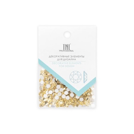 Rhinestones "Crystal", No. 10 yellow zirconium, 1440 pcs-1