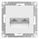 SETLASDESIGN outlet, double, computer, RJ45+RJ45, cat. 5E, mechanism, white
