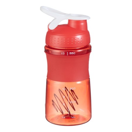 Shaker, 550 ml, series: Work, "Master K", 19.5 x 7.8 cm, red