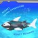 Shark "White", works on batteries, light and sound effects, color gray color