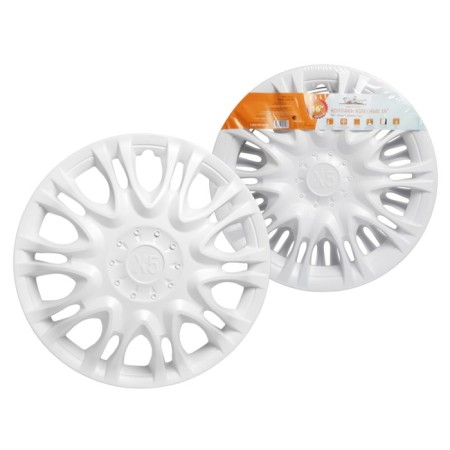Wheel caps 16 "X5", white, 2 pcs AIRLINE AWCC-16-12