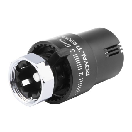 Thermostatic head Royal Thermo, Liquid, M30x1.5, Black-1