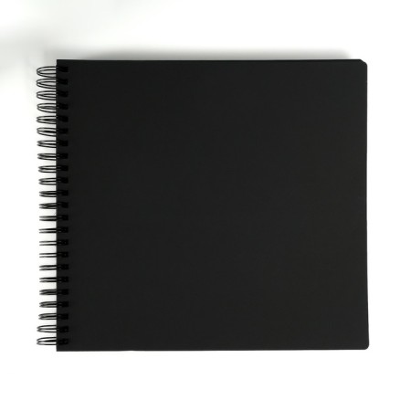 Photo album Brauberg Black Line, size 30x32 cm, 48 black sheets-10