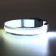 Collar with backlight double strip size m, Osh 40-48 x 2.5 cm, 3 glow modes White
