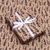 Package paper, brown craft "purple flowers", 50 x 70 cm