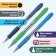 A set of ballpoint pens Pilot Super Grip 0.7 L, automatic, rubber emphasis, oil base, blue ink, MIX case