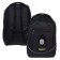 Youth backpack 42 x 30 x 20 cm, ergonomic back, Hatber Street "Leave your mark" Black NRK_90093