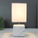 HELP lamp 16375/1 E27 40W white-gray 16x16x29 cm Risalux