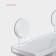 Shelf for bathrooms on Velcro of the Dolyan, 17 × 32 × 11.5 cm, white color