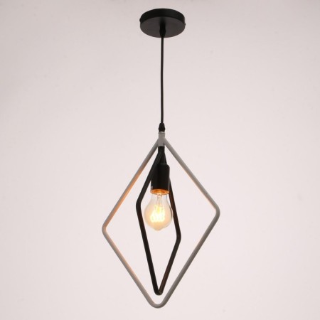 Lamp Bayerlux 40391/1 E27 40W Black-White 25x10x30-130 cm-1