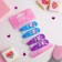 Invisibility for hair "Funny gloss" (set 4 pcs) unicorns on the rainbow, 5 cm, blue purple 4555