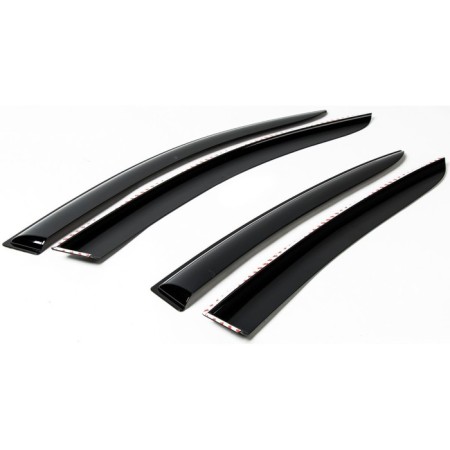 Window deflectors, Rival, Hyundai Sonata 2019-N.V., leaf PMMA, 4pcs, 32312002-1